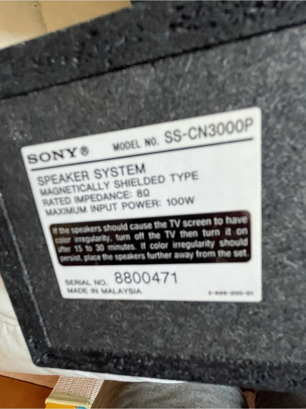 Sony Black 3-Piece Portable Speaker Set
